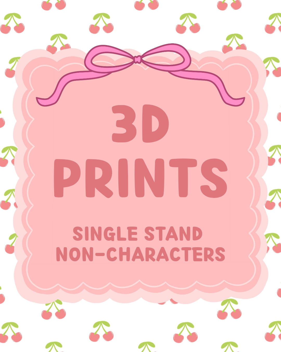 3D (single stand non characters)