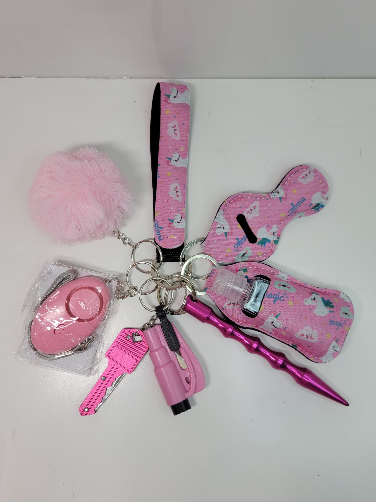 Self defense keychains set