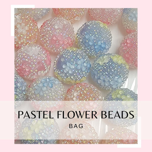 Pastel flower beads