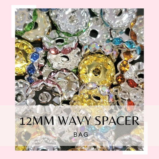12mm wavy spacer mix bag