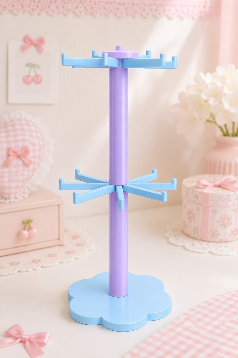 Rotating Keychain Holder – 16 Slots