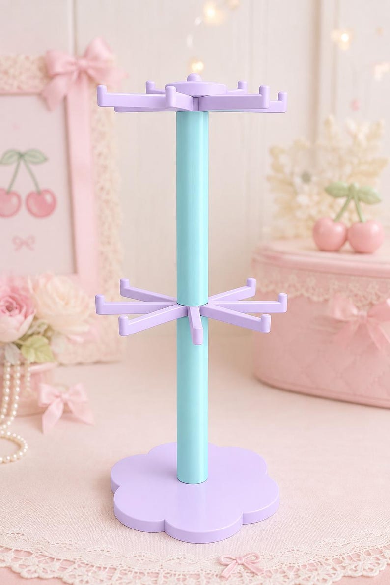 Rotating Keychain Holder – 16 Slots