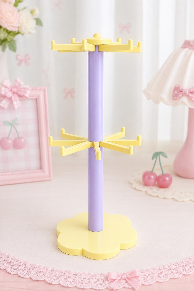 Rotating Keychain Holder – 16 Slots