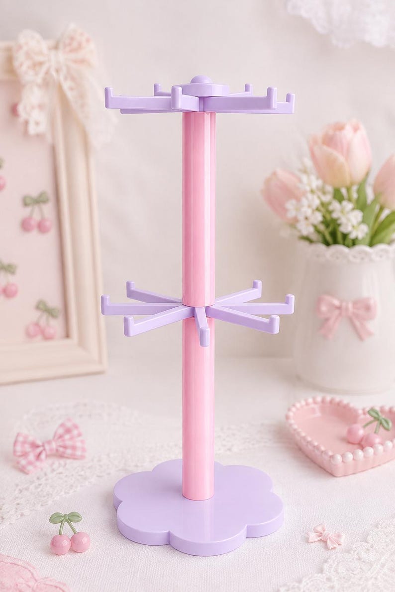 Rotating Keychain Holder – 16 Slots