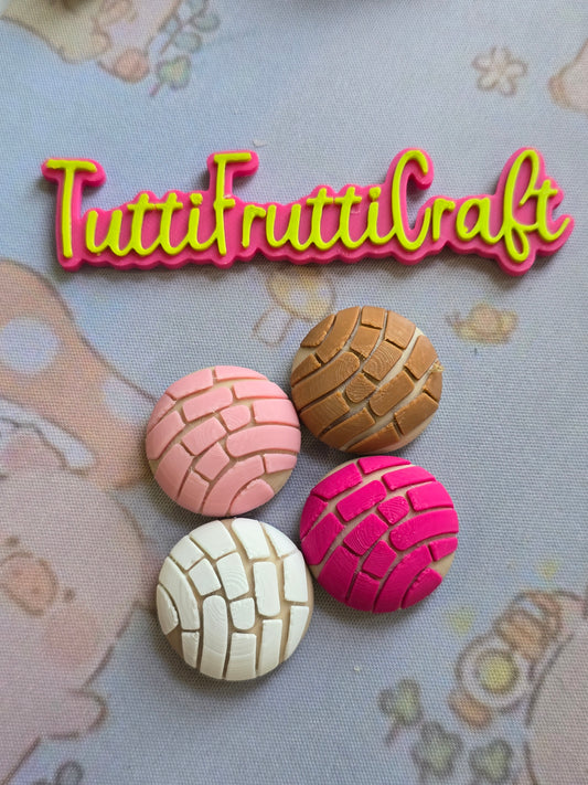 Concha bread topper