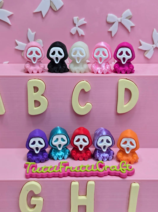 Ghost face pen topper